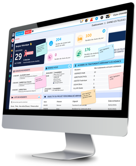 logiciels soins ehpad dpi