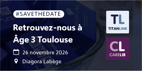 Retrouvez Malta Informatique et ANISEN au Congrès Âge 3 Toulouse le 26 novembre 2026. Découvrez TITANLINK et CARELIB, deux solutions pour les EHPAD.